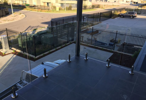 Perth external frameless glass balustrades